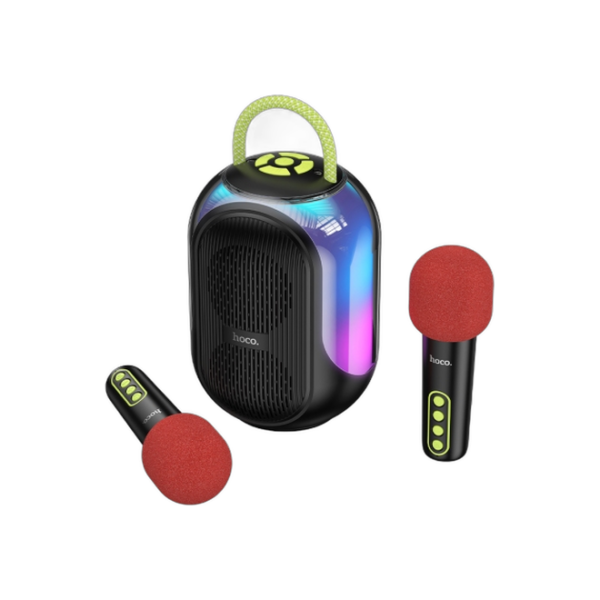 Hoco DS68 Cool RGB Karaoke Speaker (2 mics)