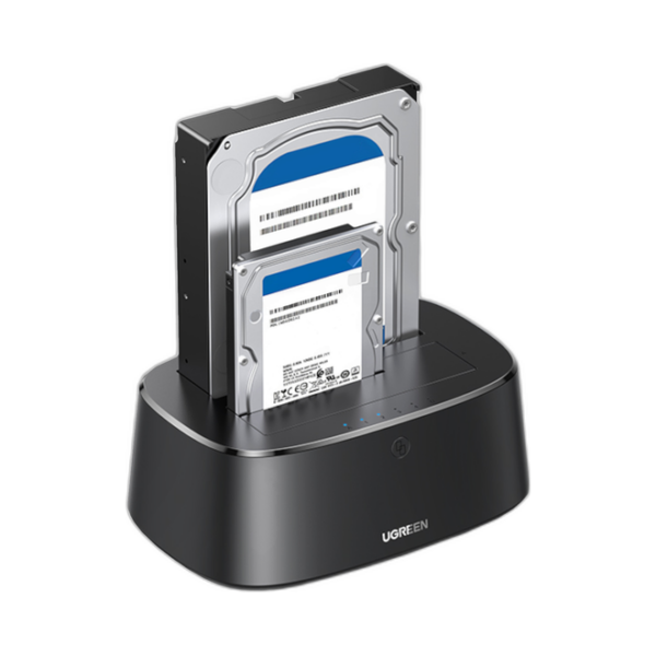 UGREEN Dual-Bay SATA Hard Drive Dock with Cloning